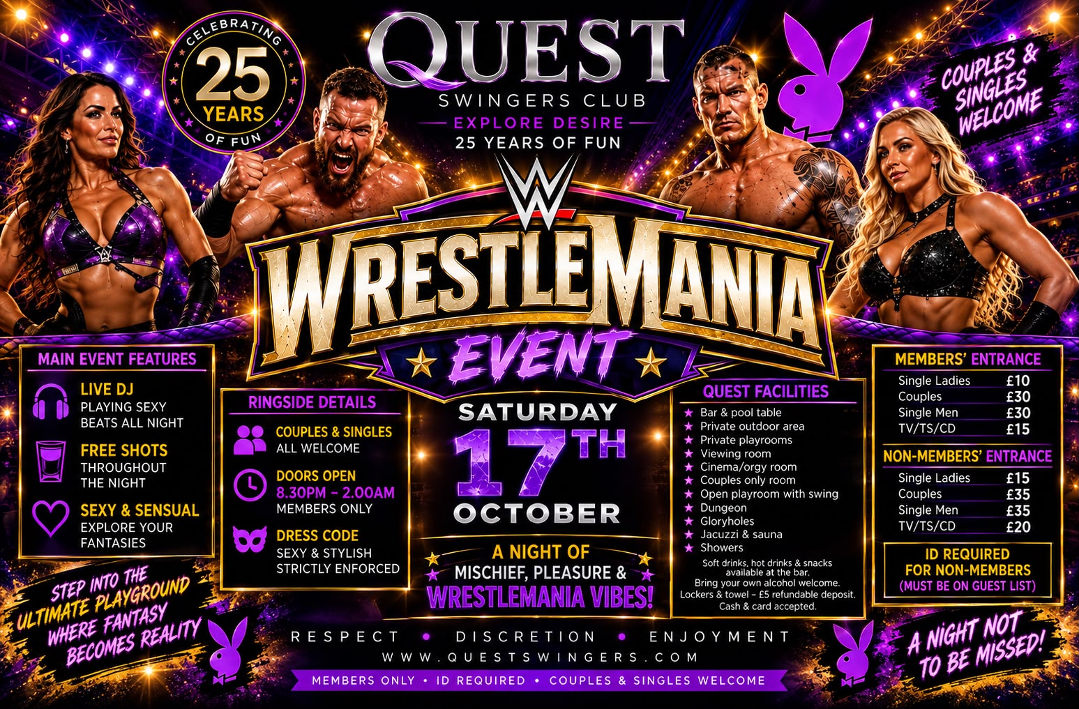 🏆🔥💜 QUEST WRESTLEMANIA EVENT 💜🔥🏆