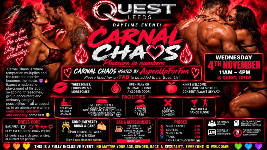 Carnal Chaos Hosted By AsPenUpForFun At Quest