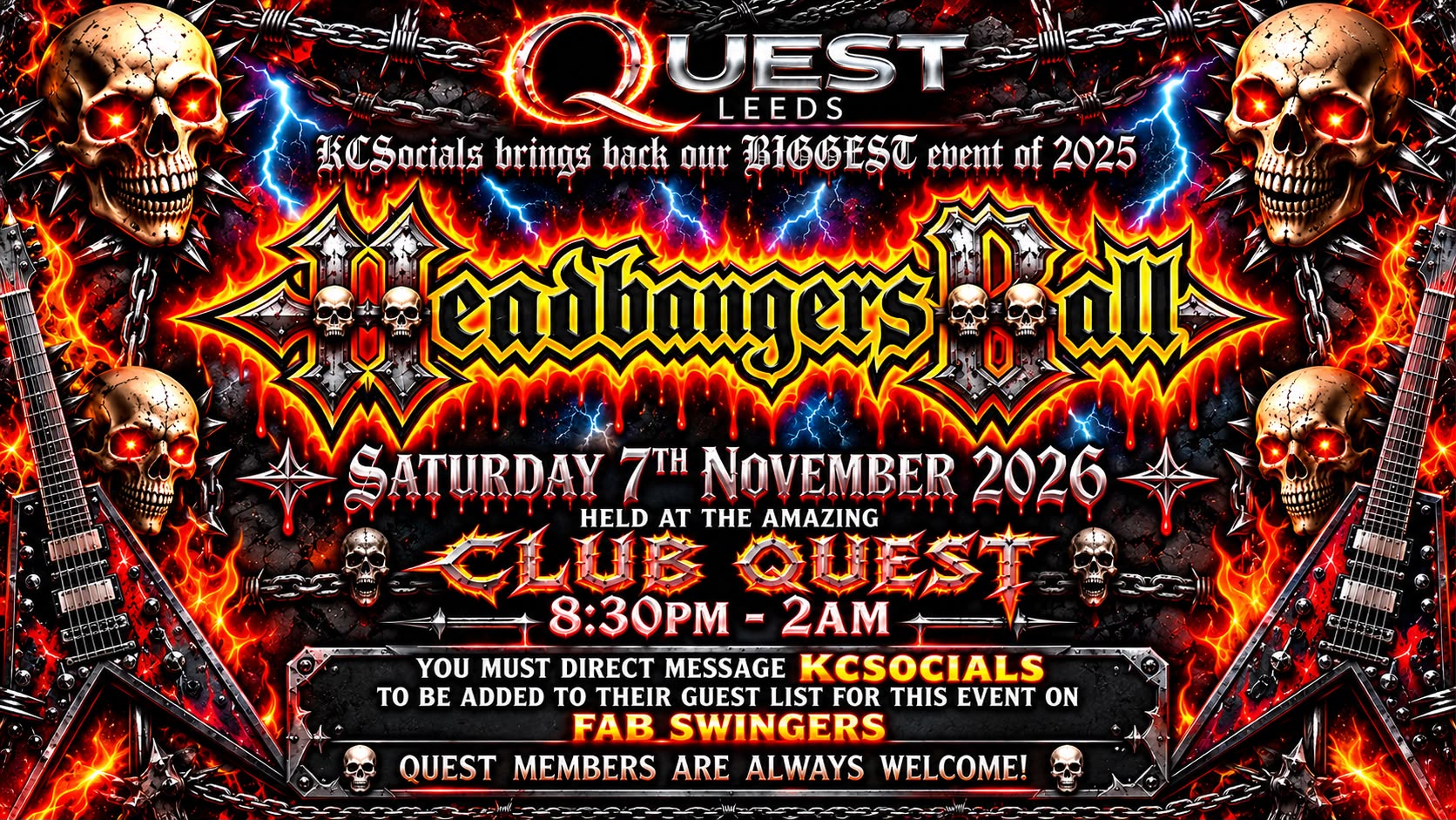 Head Banger's Ball At Quest Hosted By KCSocials
