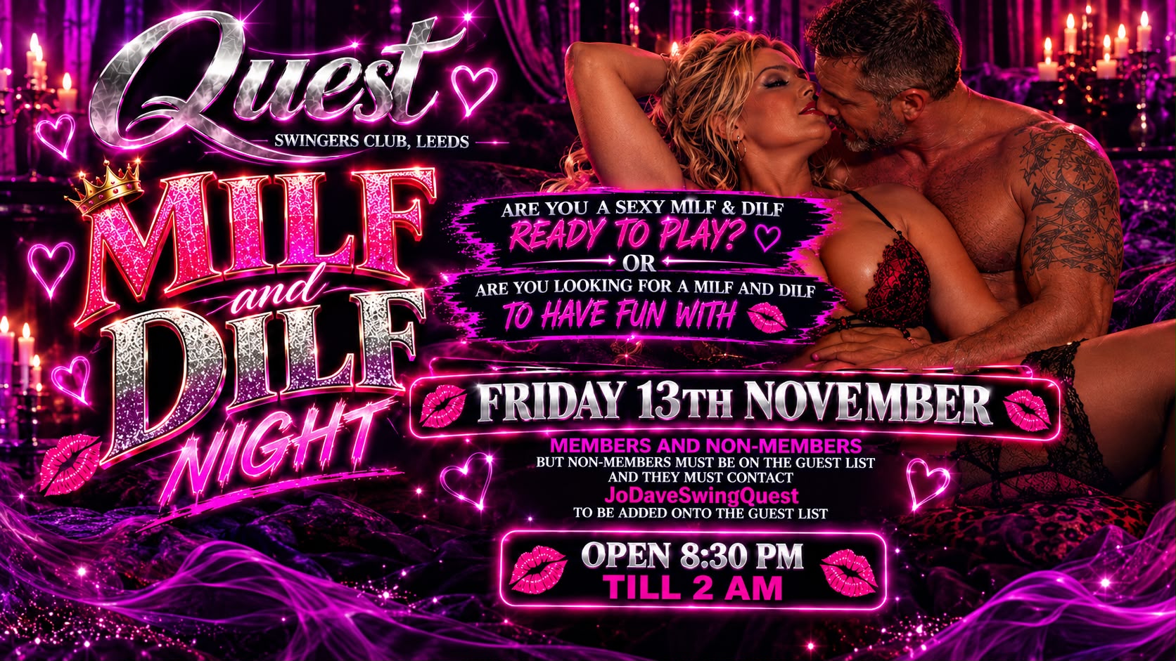 Quest Friday Night Event Milf & Dilf Night